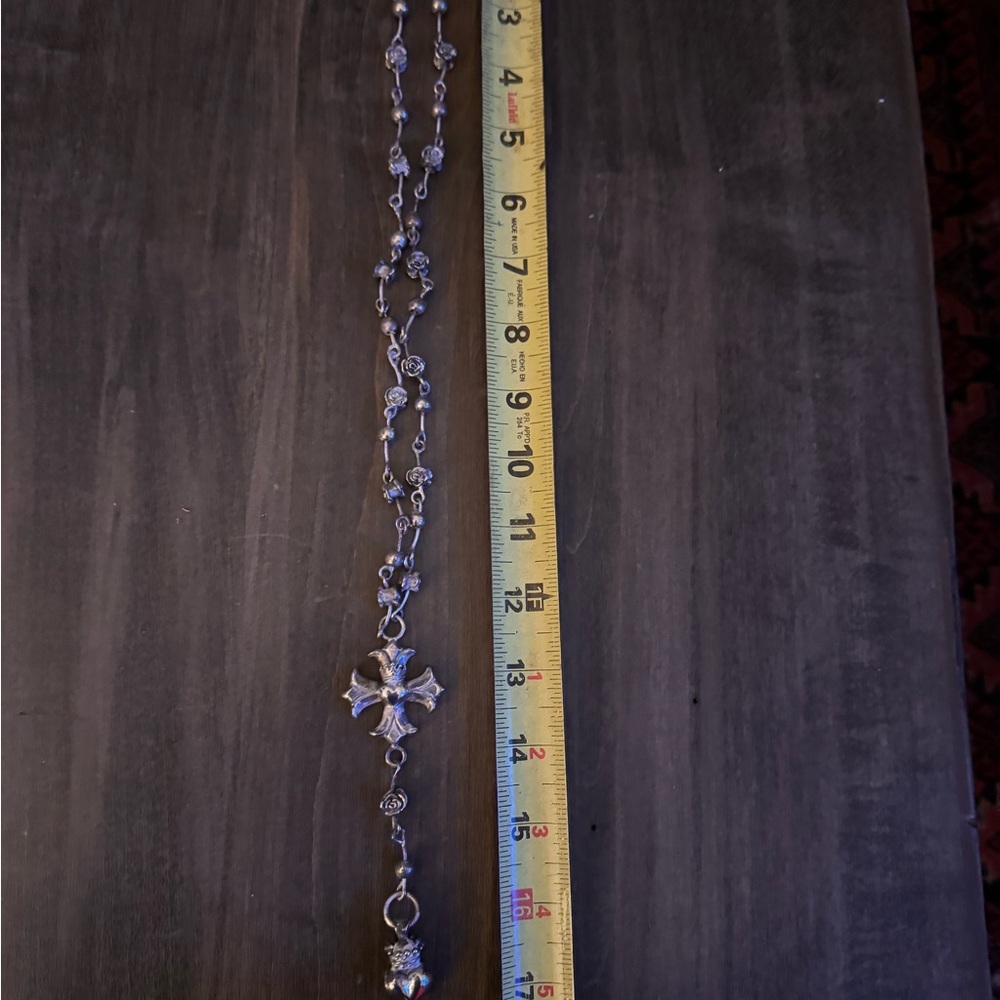 King Baby Sterling Silver ‘Rosary’ Necklace - Picture 6 of 10